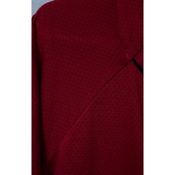 Campus Lifestyle ST Louis Cardinal Teens Medium Red Spellout 1/4 Button Jersey - Picture 4 of 10